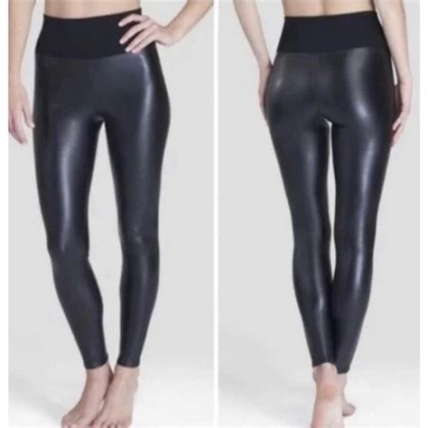 Assets By Spanx Pants And Jumpsuits Assets By Spanx Faux Leather