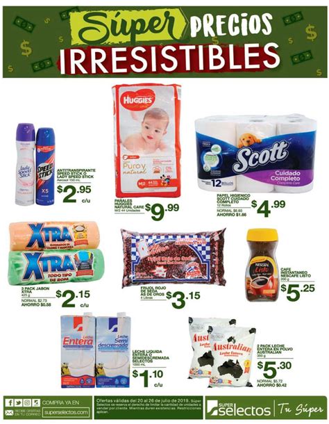 Súper Precios Irresistibles en Súper Selectos 20 Julio TuOfertaSV