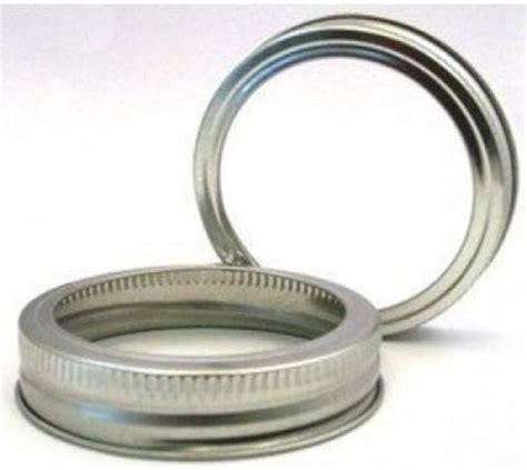 Bernardin Mason Jar Screw Bands Standard Mouth Pack Of 100 Home And Kitchen