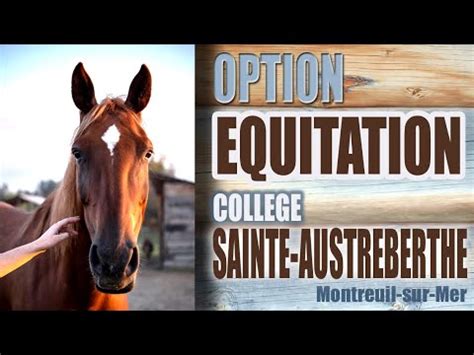 Option Equitation College Sainte Austreberthe Montreuil Sur Mer Centre