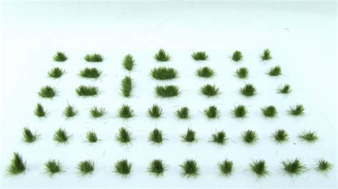 travni drny stredni zeleny mix  zeleznicni modelarstvi