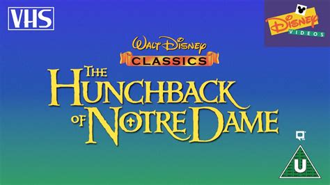 Opening To The Hunchback Of Notre Dame UK VHS 1997 YouTube