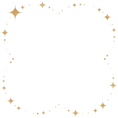 Gold Glitter Frame 35889674 Png