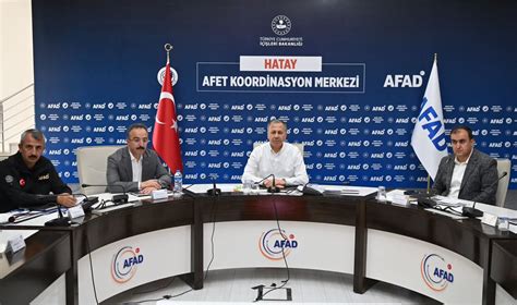 Ali Yerlikaya On Twitter Hataydaki Afet Koordinasyon Merkezimizde