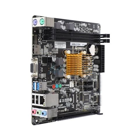 MAINBOARD BIOSTAR A68N 2100K CPU AMD E1 6010 DUAL CORE ประกน 3Y เมน