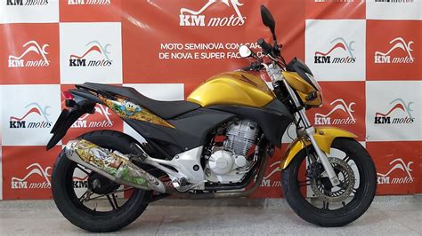 Honda Cb R Amarela Km Motos Sua Loja De Motos Seminovas