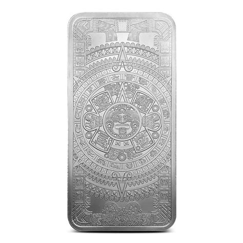 Buy Oz Silver Bar Aztec Calendar Monument Metals Monument Metals