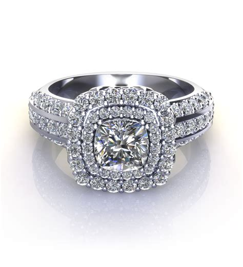 Cushion Cut Engagement Rings - Jewelry Designs