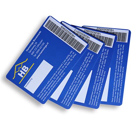 Customized Plastic Barcode Card Card Supplier Smart One