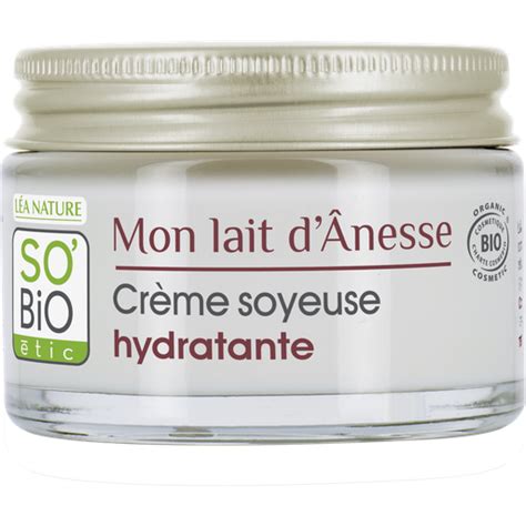 LÉA NATURE SO BiO étic Crème Soyeuse Hydratante Mon Lait d Ânesse 50