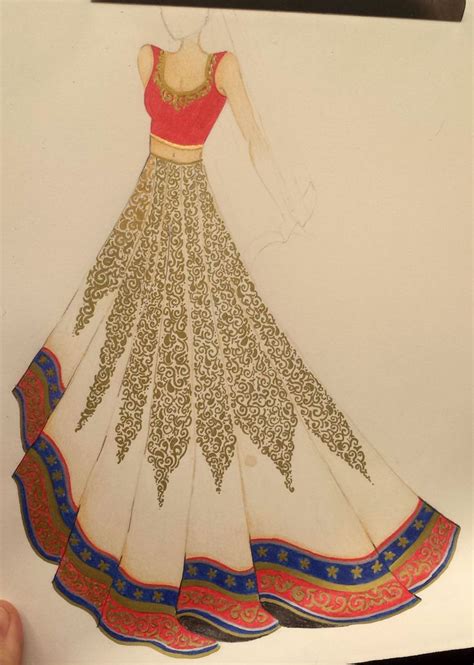 Sketches For Anarkalis Fashion Illustration Dresses Dress Design