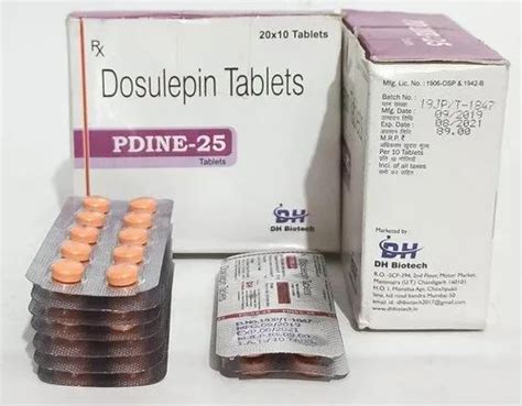 Dosulepin 25 MG Tablet At Best Price In Chandigarh By DH Biotech ID