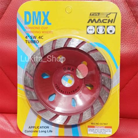 Jual Diamond Cup Wheel Dmx Original Mata Gerinda Poles Beton