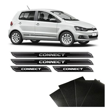 Acessórios Kit Soleira Premium Vw Fox Connect 2018 2019 Submarino