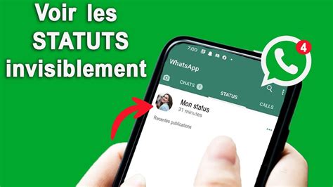 comment voir les statuts WhatsApp sans être vu YouTube