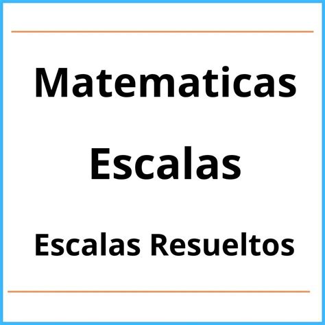 Ejercicios De Escalas Resueltos O Primaria Primaria Pdf Hot Sex Picture