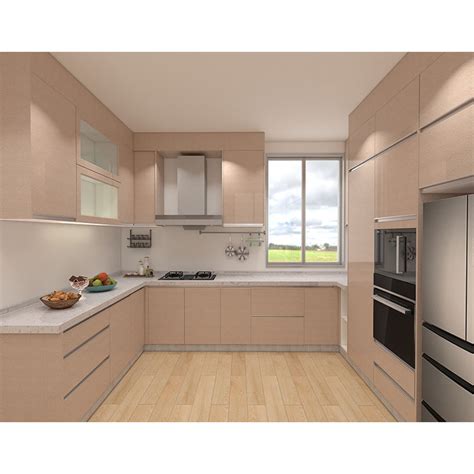 Modern White High Gloss Acrylic Finish Kitchen Cabinet Design China