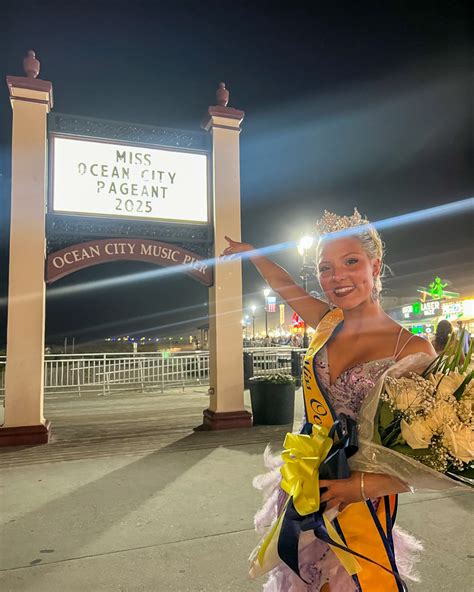 🎉 Congratulations to the newly crowned Miss Ocean City 2025, Taylor