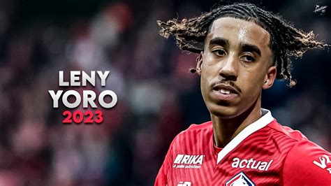 Leny Yoro Amazing Defensive Skills Tackles Lille Hd Youtube