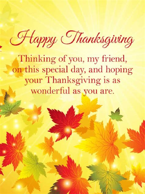 50+ Thanksgiving Greetings to Friends Free Download 2024 ...