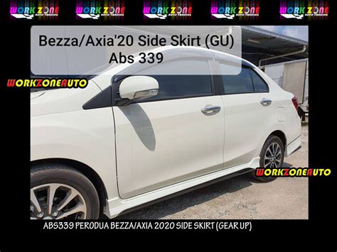 Abs Perodua Bezza Abs Side Skirt Gear Up Body Kit Bodykit