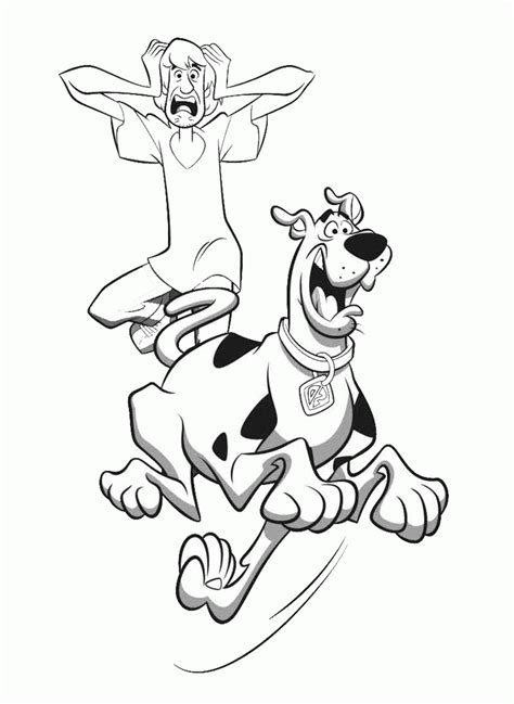 Shaggy Rogers Coloring Page