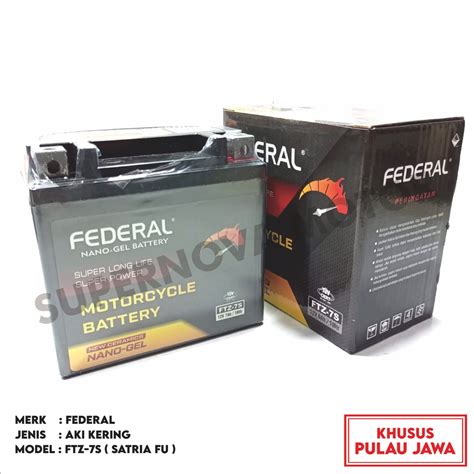 Jual Aki Kering Ftz S Gtz S V Ah Hr Aki Motor Kering Federal