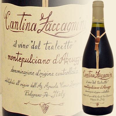 Montepulciano D Abruzzo Tralcetto Cantina Zaccagnini