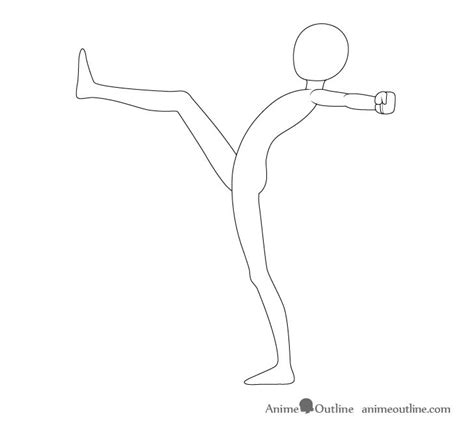 How To Draw Anime Poses Step By Step Animeoutline Anime Poses