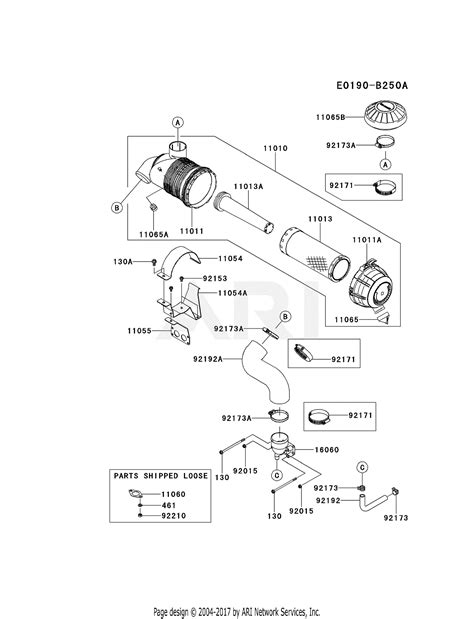 Kawasaki Fx801v As08 4 Stroke Engine Fx801v Parts Diagram For Air Filter Muffler