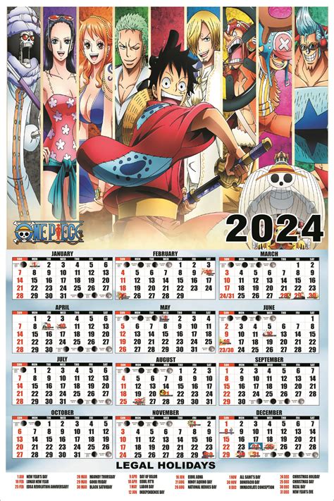 One Piece Calendrier One Piece Coffret Vide