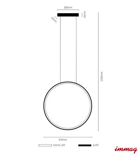 Lampa Wisz Ca Z Oty Ring Led Agaro Z Z K Shilo Immag Pl