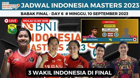 Jadwal Indonesia Master 2023 Hari Ini Ester Lanny Ribka VS Taipei