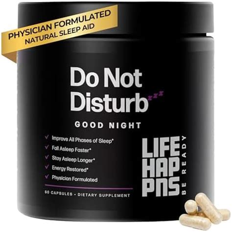 Amazon Life Happns Do Not Disturb Sleep Aid For Adults Natural