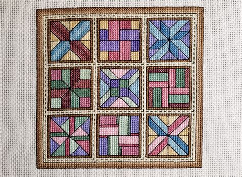 Cross Stitch Patterns For Quilt Blocks