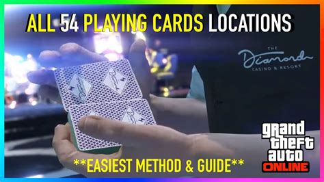 Gta V Easiest Method All Playing Cards Locations Guide Youtube