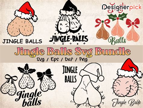 Jingle Balls Svg Bundle Jingle Balls Svg Funny Christmas Svg Best