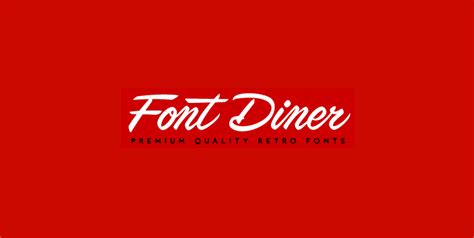 Download Select Font Diner Fonts for $11