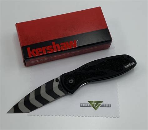 Edged Tools | Kershaw Blur Tanto Tiger Stripe