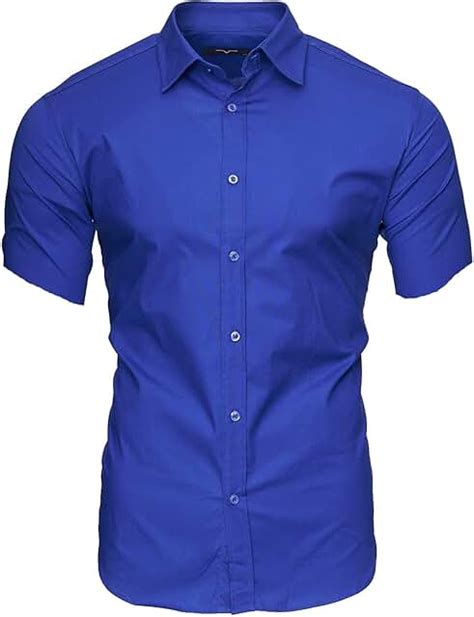 Amazonfr Chemise Bleu Roi Homme Vêtements