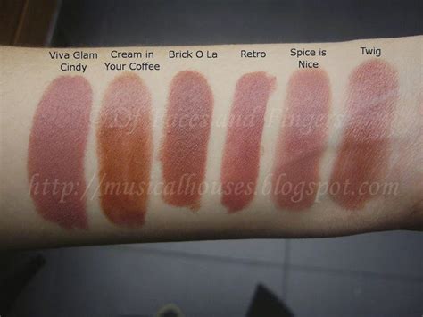 Mac Pinky Brown Neutral Lipstick Swatches Brown Lipstick Shades Neutral Lipstick Brown Lipstick