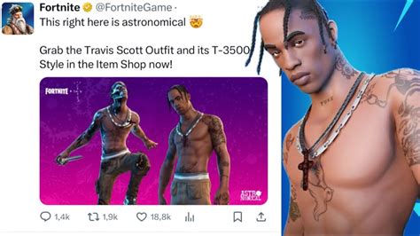 FORTNITE ANUNCIA OFICIALMENTE EL REGRESO DE TRAVIS SCOTT NO NO DEBE