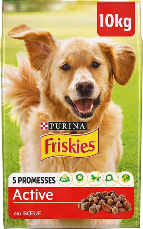 FRISKIES Racão Vitafit Active de carne bovina para cão