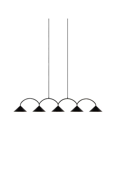 Pendel Curve Svart Belysning Homeroom