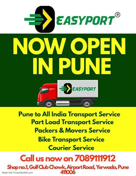 Pune To Coimbatore Transport Service At Rs Km Transport Service