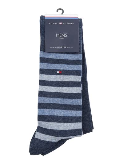 Tommy Hilfiger Socken Mit Label Detail Im Er Pack Modell Duo Stripe