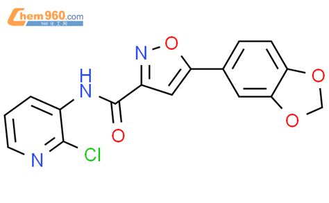 912759 91 2 5 1 3 Benzodioxol 5 Yl N 2 Chloro 3 Pyridinyl 3