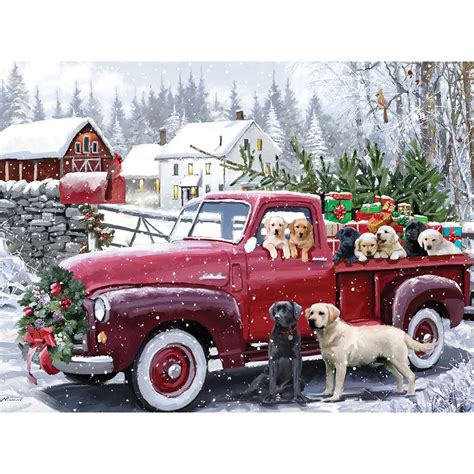 Christmas Delivery 300 Large Piece Jigsaw Puzzle At Bits And Pieces