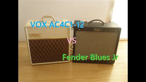 Vox Ac C Vs Fender Blues Junior Demo Review Sound