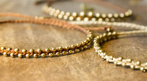 Gypsy Boho Tribal Anklet Set Of Bohemian Style Anklet Brass Braided